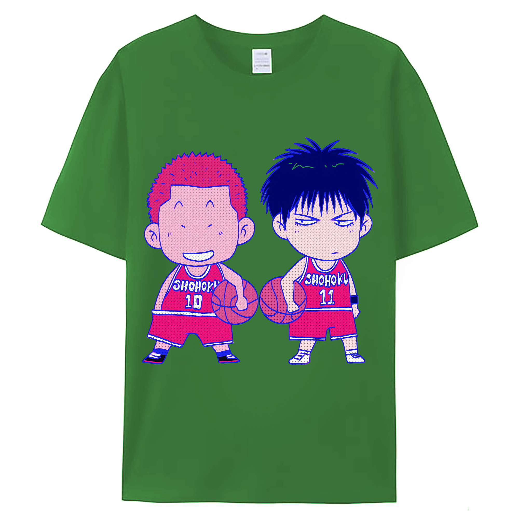 （画像用） SLAM DUNK／スラムダンク レディースカジュアルプリントTシャツ（綿100％）